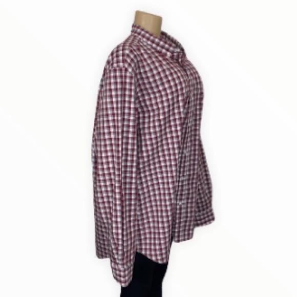 Old Navy Shirt The Classic Plaid Slim Fit Casual multi colored size XXL - Picture 3 of 10
